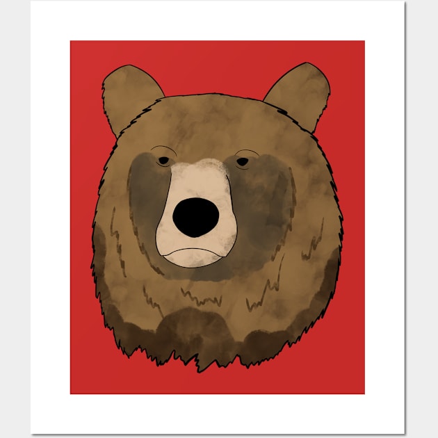 Bear Wall Art by AMCArts